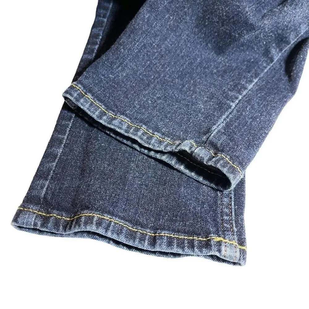 Abercrombie Kid's Mid Rise Dark Wash Soft Skinny Blue Denim Jeans Size 15‎ / 16